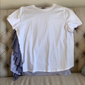 Opening ceremony mixed media top size Small